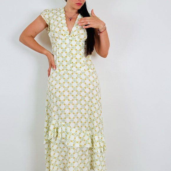 Sandro Mally Floral-Print Midi Dress - Picture 6 of 14